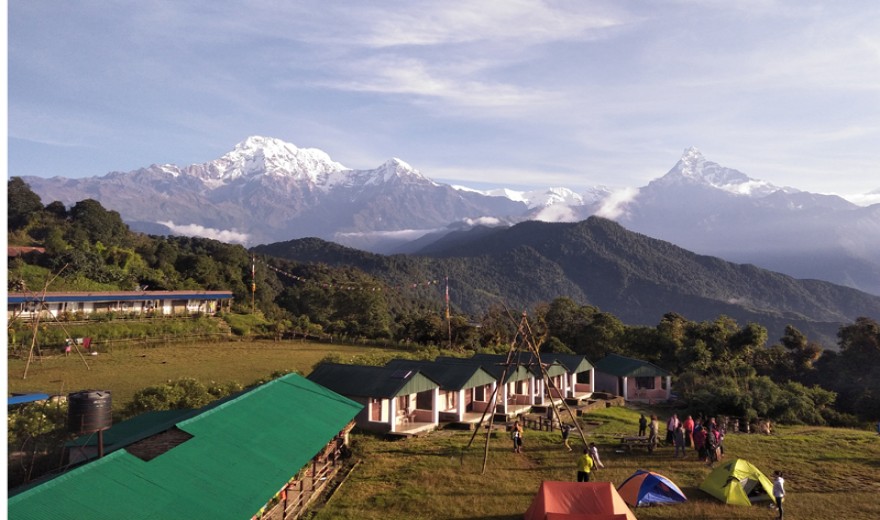 Annapurna View from Dhampus village
